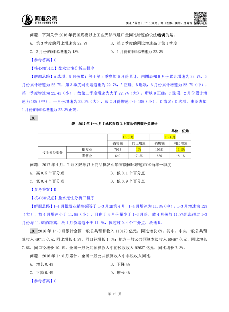海海刷资料分析资料考点刷题4随堂笔记_2026考公资料_（01）花生十三_04刷题班2026年省考四海行测2000题海海刷(1)_01.资料分析刷题_专项笔记_笔记