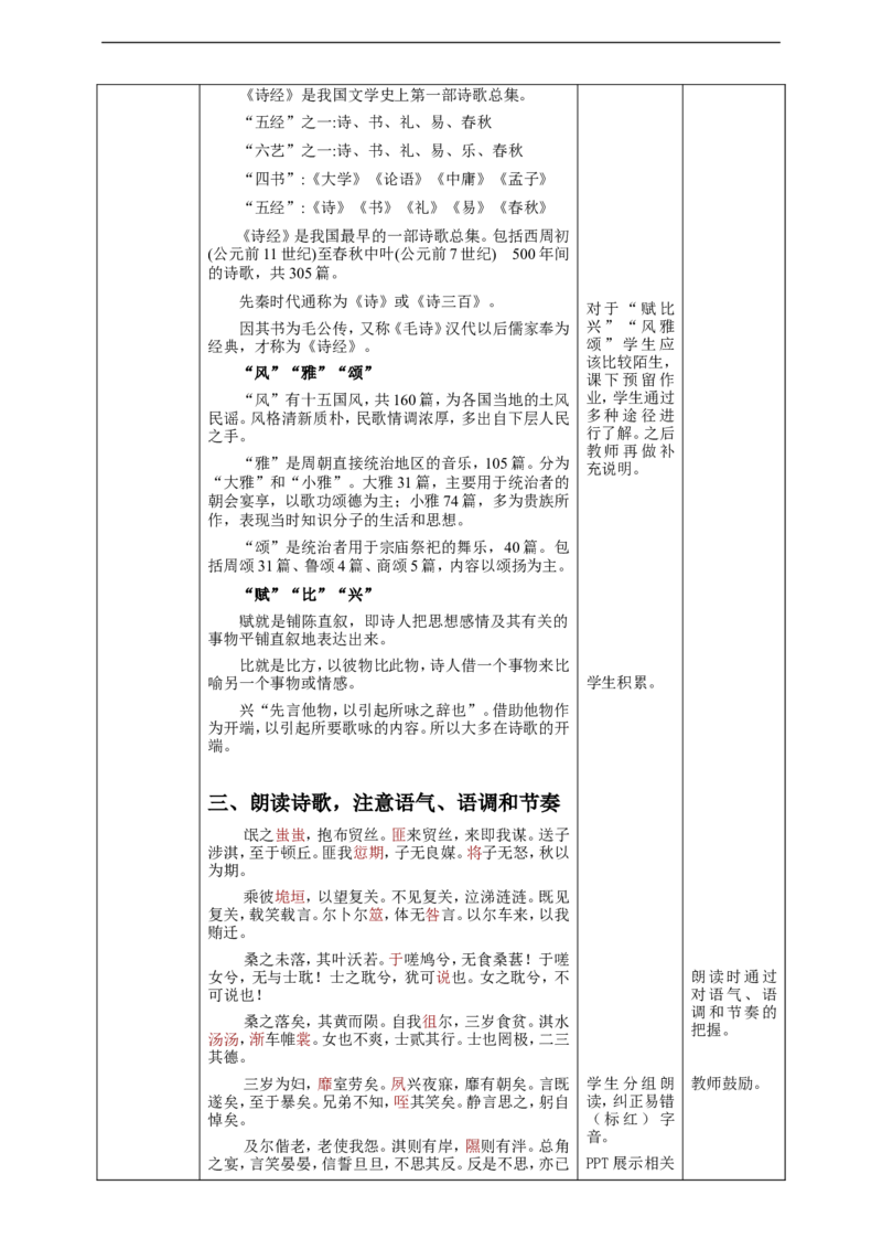 《氓》教学设计_4-教培资料-26年最新资料-同步更新_初中高中教资_03科三专项（进去保存报考的学科即可）_02科三专项（笔记真题思维导图教学设计版本二）_03语文教案