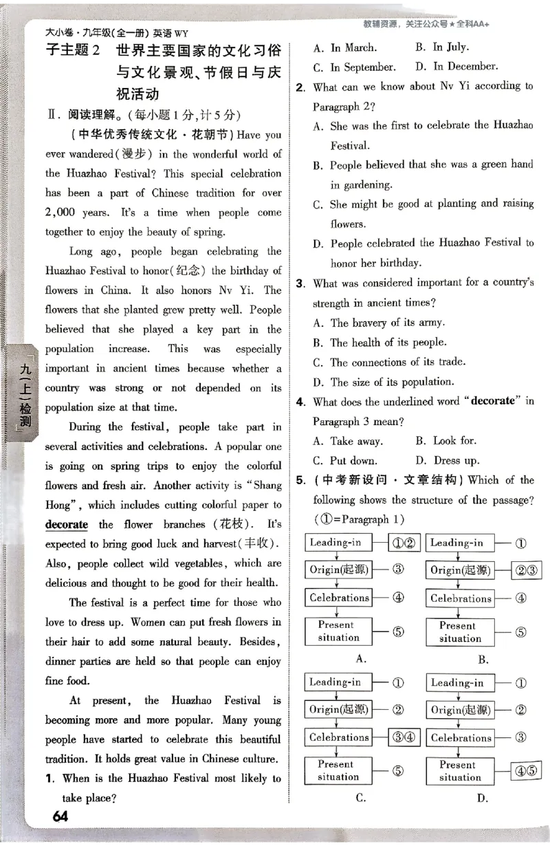 2026《万唯大小卷&bull;英语》9全周测小卷(WY)_2026万唯系列预习复习_2026版初中《万唯大小卷》9年级全册（全科多版本）_2026《万唯大小卷&bull;英语》9全(WY)