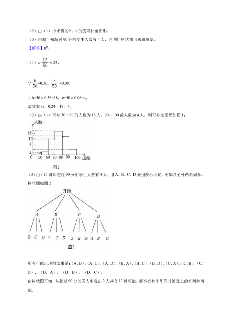 2016年贵州省黔西南州中考数学试卷（含解析版）_中考真题_2.数学中考真题2015-2024年_2016年全国中考数学160份