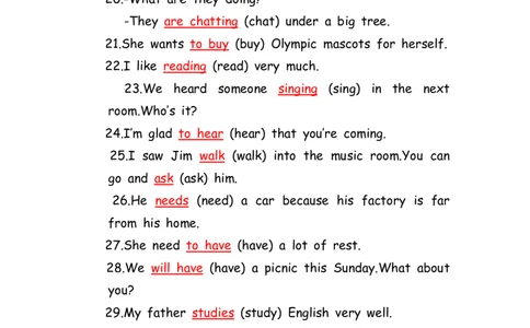 No.193适当形式填空100题⑨答案解析_初中英语语法_最全初中英语语法习题_No.193适当形式填空100题⑨