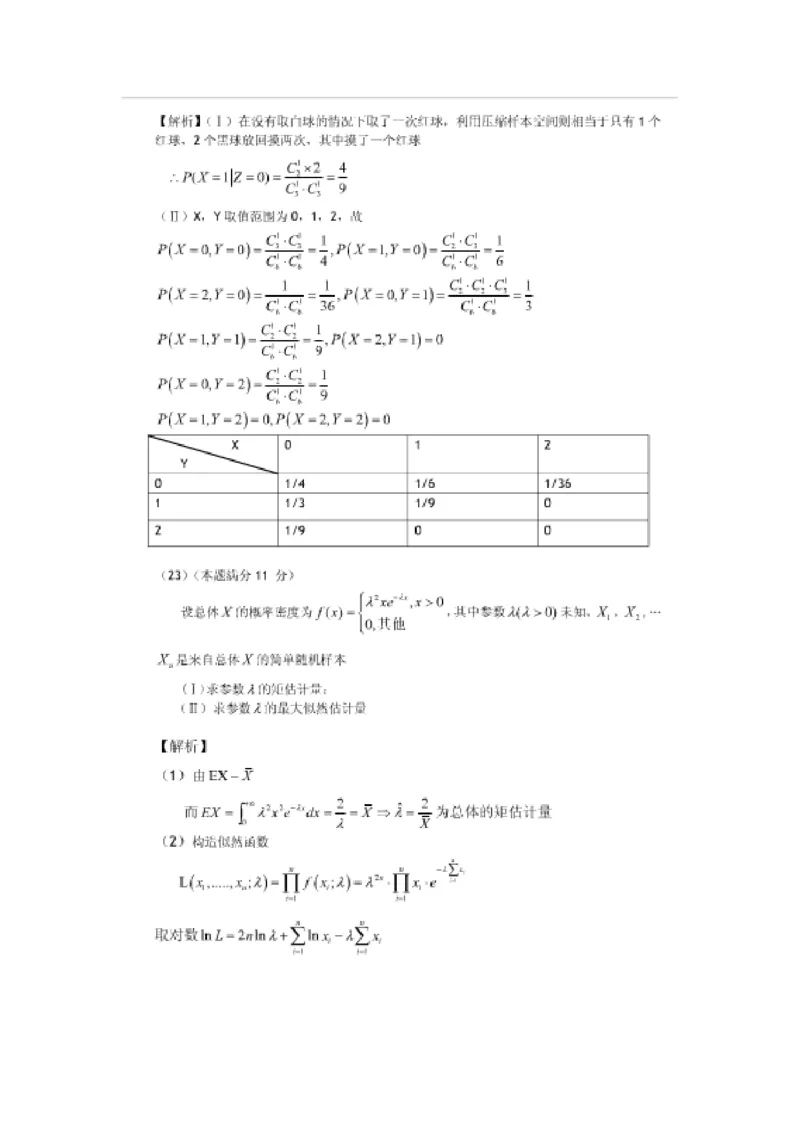 2009考研数学一真题及答案解析公众号：小乖考研免费分享_04.数学一历年真题_普通版本数学一_1987-2016考研数学（一）真题答案与解析