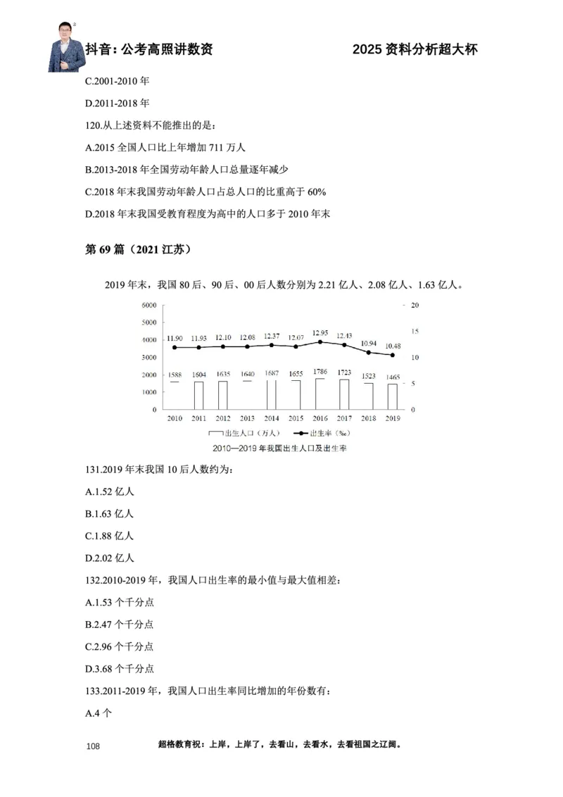 2025高照资料分析超大杯材料归纳刷题营_2026考公资料_超格合集_数资高照合集_资料分析高照合集⭐⭐⭐_超大杯2025高照资料分析超大杯材料归纳刷题营_讲义
