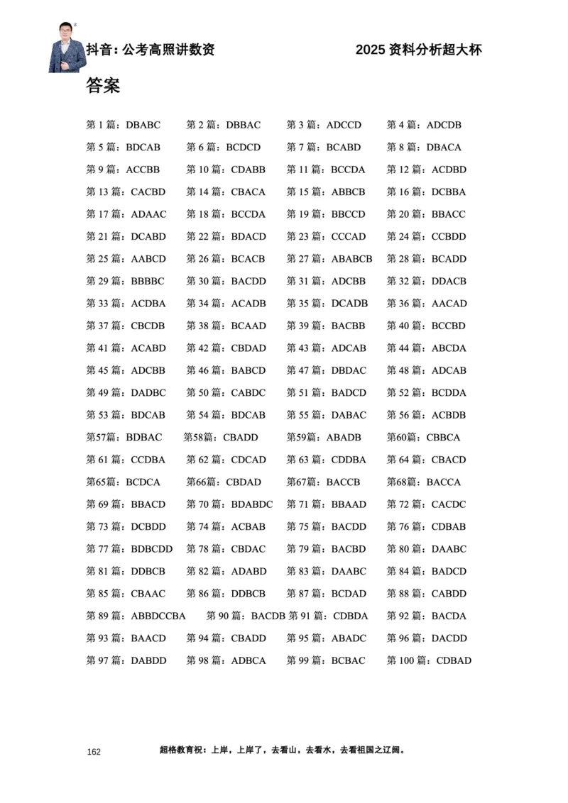 2025高照资料分析超大杯材料归纳刷题营_2026考公资料_超格合集_数资高照合集_资料分析高照合集⭐⭐⭐_超大杯2025高照资料分析超大杯材料归纳刷题营_讲义