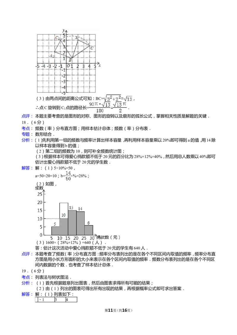 2015年云南省昆明市中考数学试题及答案_中考真题_2.数学中考真题2015-2024年_地区卷_云南省_云南昆明中考数学09-21