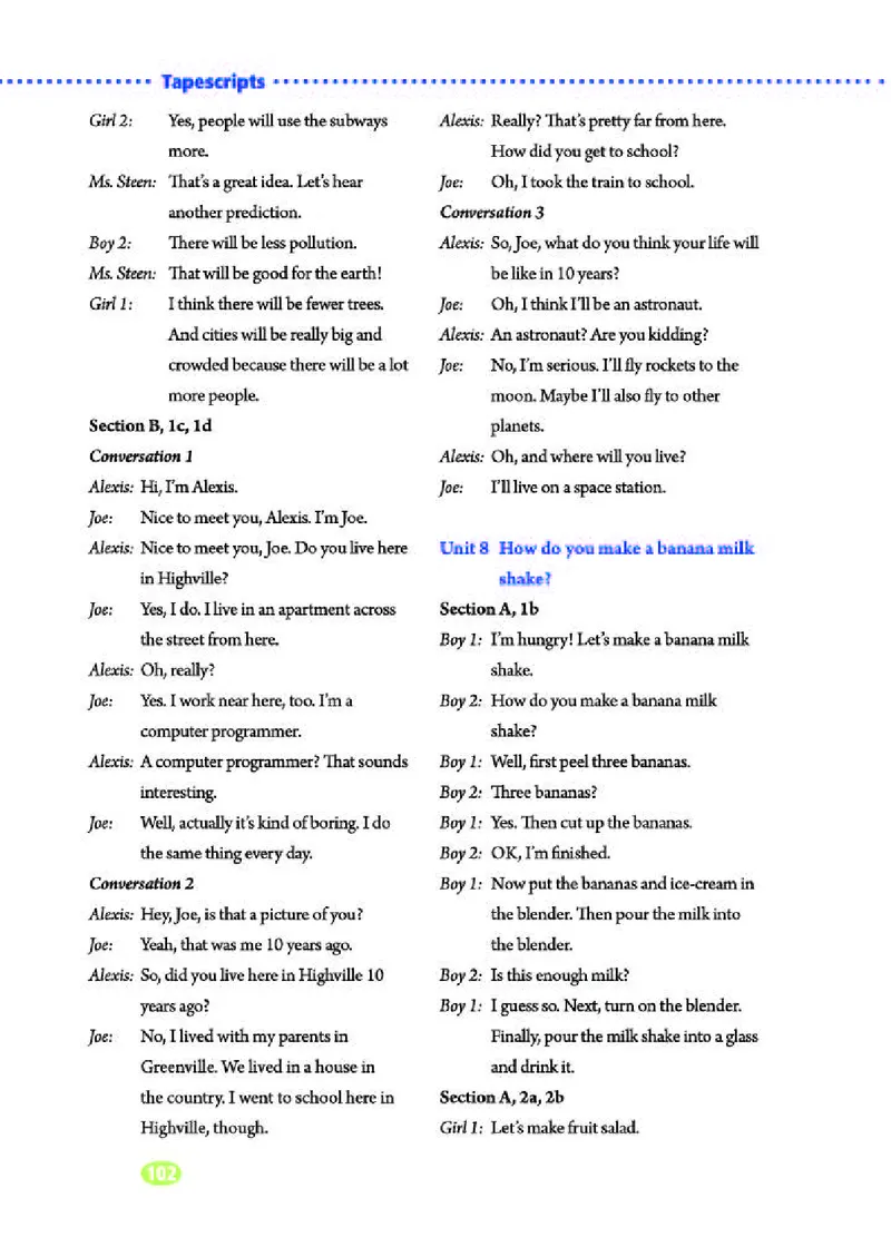 人教版8年级英语上册高清教材_4-教培资料-26年最新资料-同步更新_初中高中教资_03科三专项（进去保存报考的学科即可）_02科三专项（笔记真题思维导图教学设计版本二）