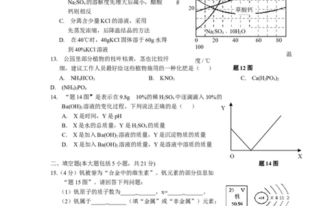 2016年广东省中考化学试题及答案_中考真题_5.化学中考真题2015-2024年_地区卷_广东省_广东化学（广东省统一试卷）08-22