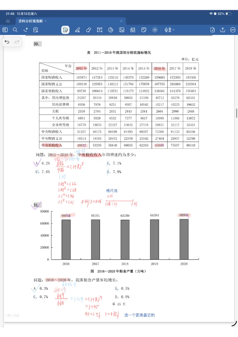 海海刷资料分析专项3（花生思路版）_2026考公资料_（01）花生十三_04刷题班2026年省考四海行测2000题海海刷(1)_01.资料分析刷题_专项笔记_花生思路版