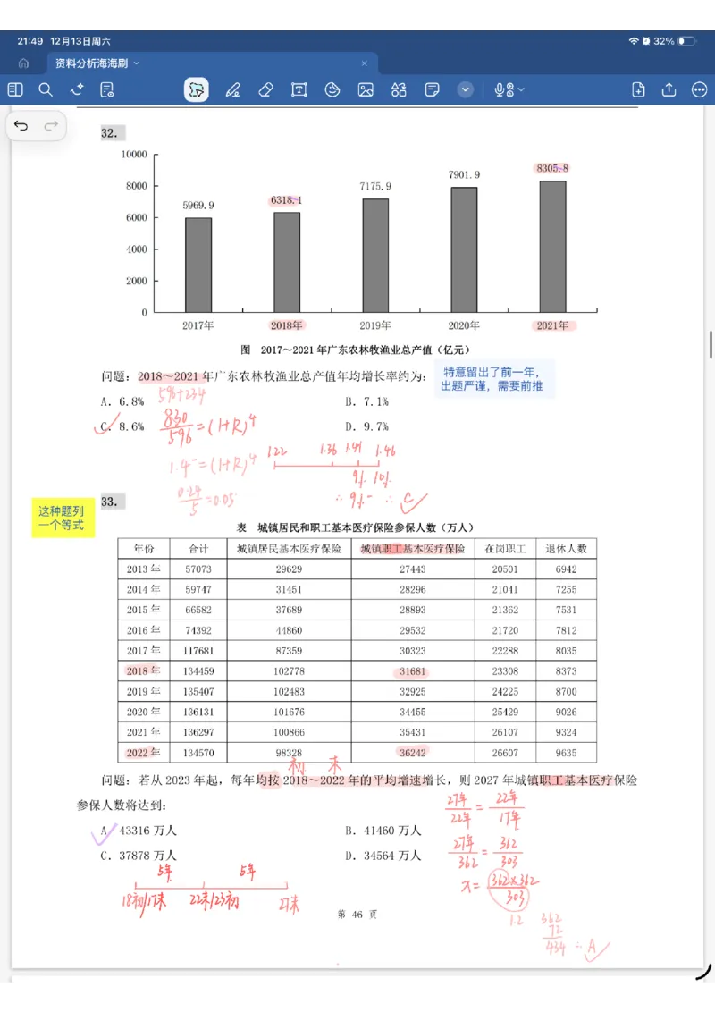 海海刷资料分析专项3（花生思路版）_2026考公资料_（01）花生十三_04刷题班2026年省考四海行测2000题海海刷(1)_01.资料分析刷题_专项笔记_花生思路版