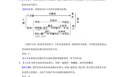 2017年广西省柳州市中考生物试题（解析）_中考真题_8.生物中考真题2015-2024年_地区卷_广西省_柳州生物2016-2020