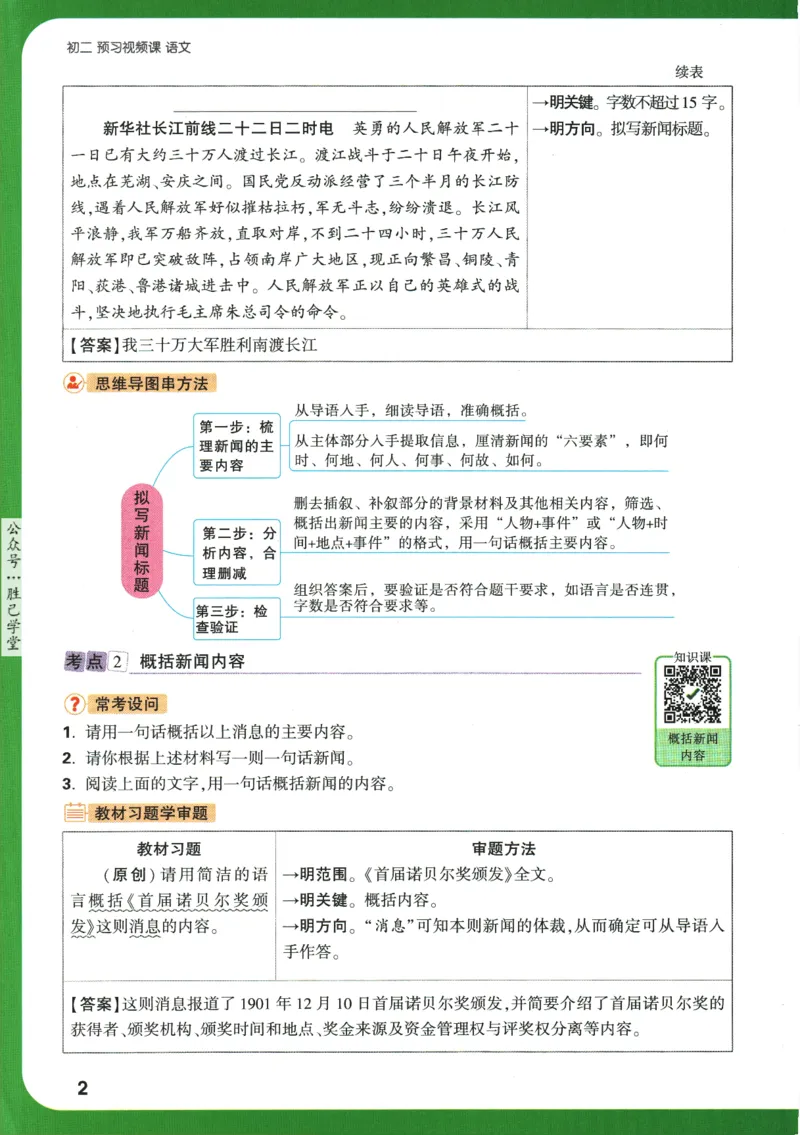 2025版《初二预习视频课》语文_2026万唯系列预习复习_2025版《万唯初中预习视频课》789年级上册多版本_2025版万唯初二预习视频课语文人教版上册