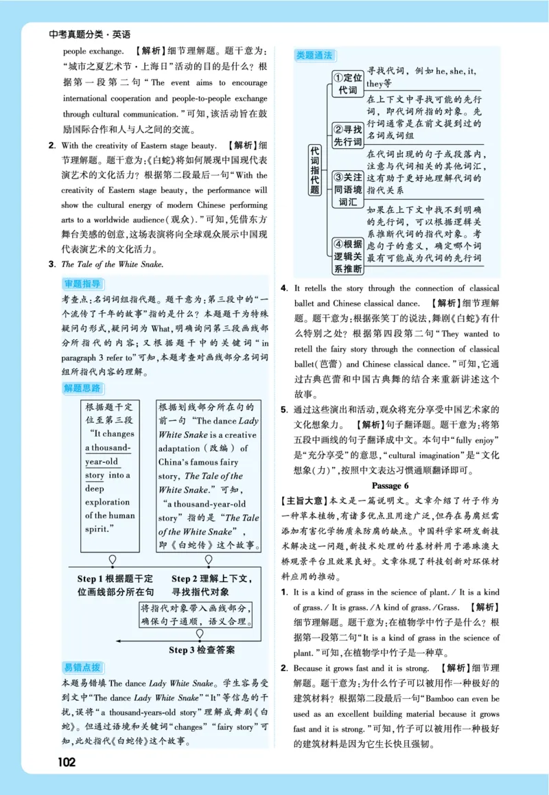 2026《中考真题分类与新考法》英语详解详细_2026万唯系列预习复习_2026版初中《万唯》中考真题分类与新考法（语数外物历道生）_2026版初中《万唯》中考真题分类与新考法（英语、物理）