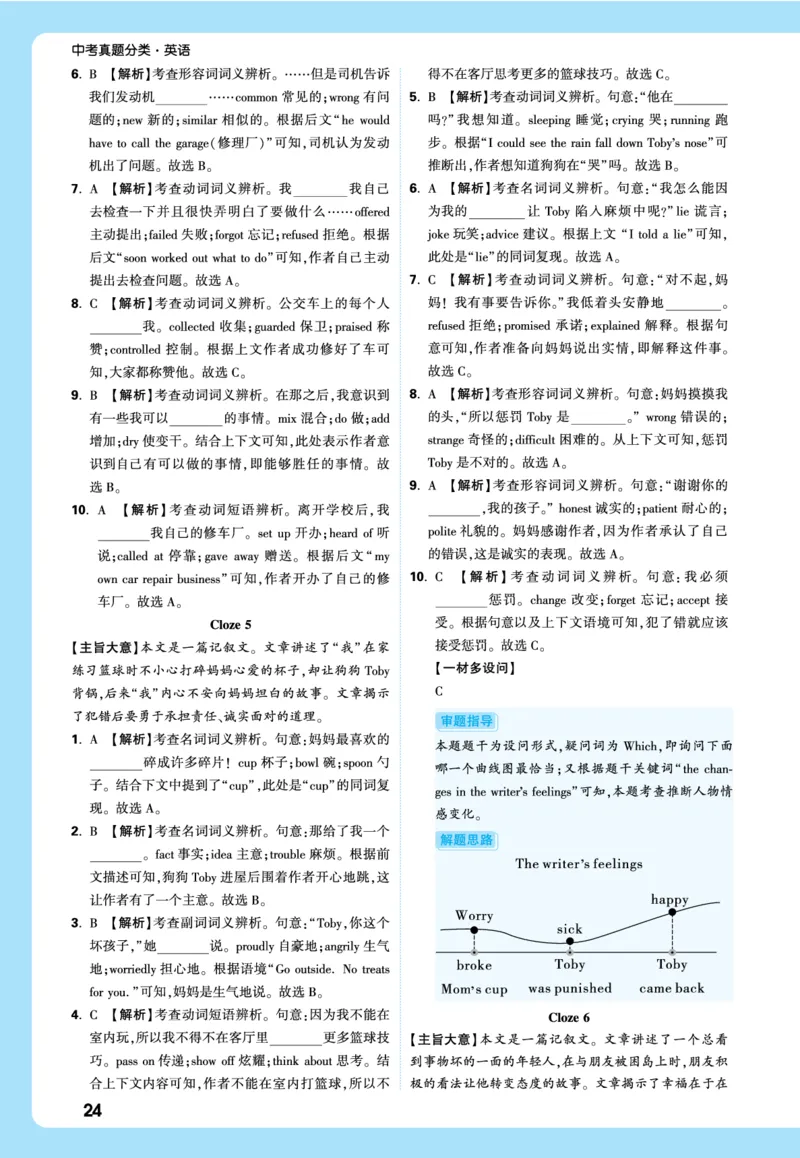 2026《中考真题分类与新考法》英语详解详细_2026万唯系列预习复习_2026版初中《万唯》中考真题分类与新考法（语数外物历道生）_2026版初中《万唯》中考真题分类与新考法（英语、物理）