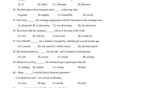 2015年中考真题精品解析英语（上海卷）精编word版（原卷版）_中考真题_3.英语中考真题2015-2024年_2015年全国中考YINGYU144份_2015年中考真题精品解析英语（上海卷）精编word版