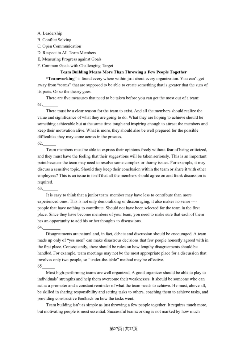 2011年高考英语试卷（浙江）（解析卷）_1.高考2025全国各省真题+答案_01.2008-2024全国高考真题（按省份分类）_22.浙江_2008-2024&middot;（浙江）英语高考真题