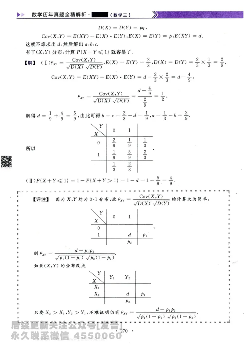 2024考研数学李永乐历年真题提高篇数学三答案册公众号：小乖考研免费分享_06.数学三历年真题_李老师版本数学三_李永乐历年真题全精解析（数学三）2009-2023