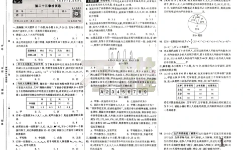 2026《万唯大小卷&bull;数学》9全大卷(冀教)_2026万唯系列预习复习_2026版初中《万唯大小卷》9年级全册（全科多版本）_2026《万唯大小卷&bull;数学》9全(冀教)