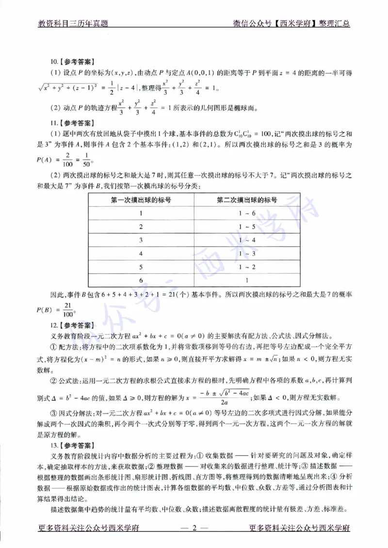 21年下-初中数学真题-答案_4-教培资料-26年最新资料-同步更新_初中高中教资_03科三专项（进去保存报考的学科即可）_01科目三FB网课、三色速记手册、知识点导图等推荐_初中