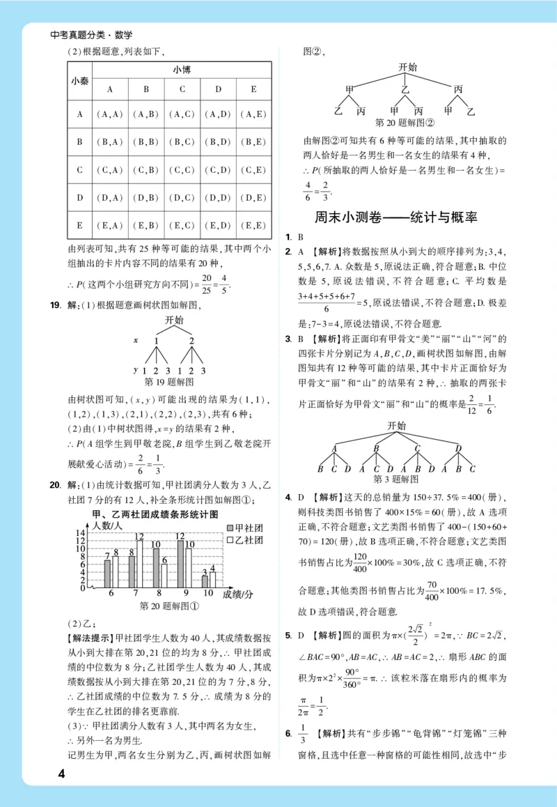 2026《中考真题分类与新考法》数学详解详析_2026万唯系列预习复习_2026版初中《万唯》中考真题分类与新考法（语数外物历道生）