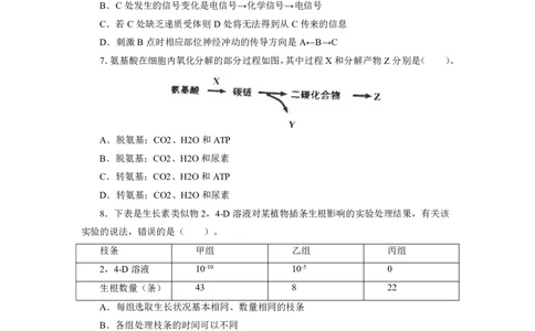24上教资资格押题卷高中生物（二）试题_4-教培资料-26年最新资料-同步更新_初中高中教资_03科三专项（进去保存报考的学科即可）_高中_高中生物-通关资科包_6.押题考前押题卷