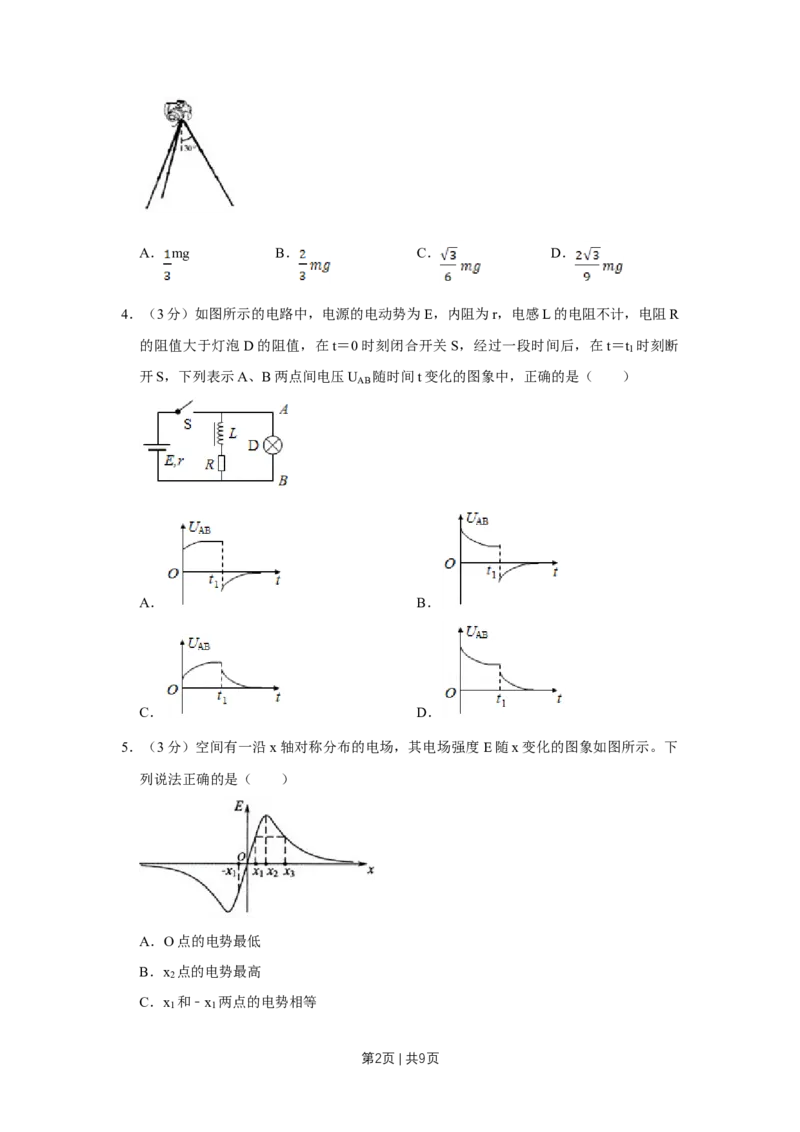 2010年高考物理试卷（江苏）（空白卷）_1.高考2025全国各省真题+答案_01.2008-2024全国高考真题（按省份分类）_10.江苏_2008-2024&middot;（江苏）物理高考真题