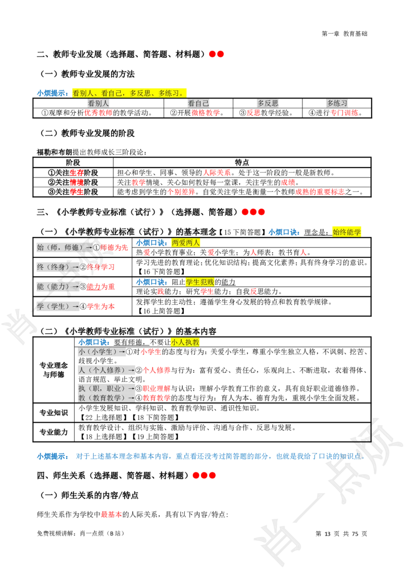 ①小学科二系统知识讲义-2025下肖一点烦_4-教培资料-26年最新资料-同步更新_科一科二电子资料合集中小幼（笔记真题知识点汇总等）文件多，按需保存_09肖一点烦_小学