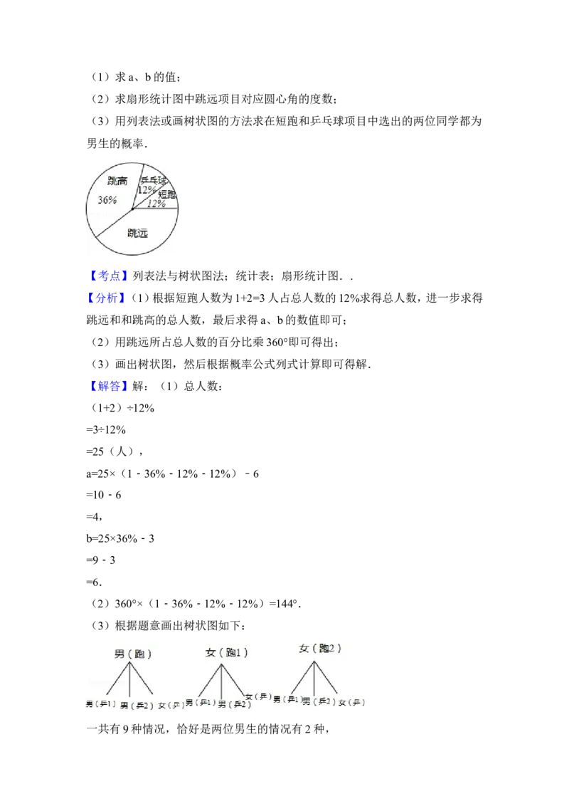 2015年云南省曲靖市中考数学试卷（含解析版）_中考真题_2.数学中考真题2015-2024年_2015年全国中考数学180份