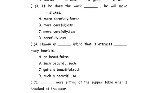 No.146综合训练选择题④_初中英语语法_最全初中英语语法习题_No.146综合训练选择题④