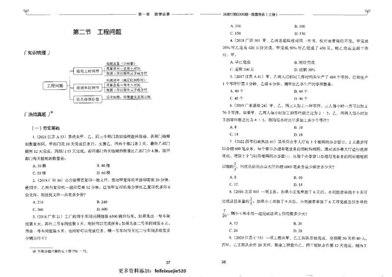 5数量关系上册_26吉林考备考资料包_11省考刷题包_04决战行测5000题_行测5000题2022年9月版次
