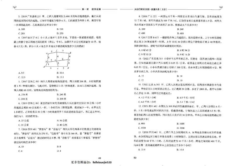 5数量关系上册_26吉林考备考资料包_11省考刷题包_04决战行测5000题_行测5000题2022年9月版次