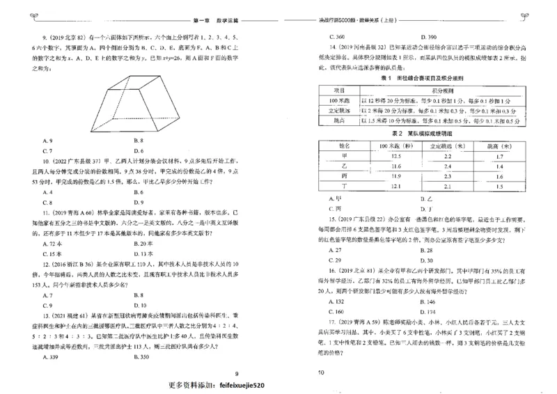 5数量关系上册_26吉林考备考资料包_11省考刷题包_04决战行测5000题_行测5000题2022年9月版次