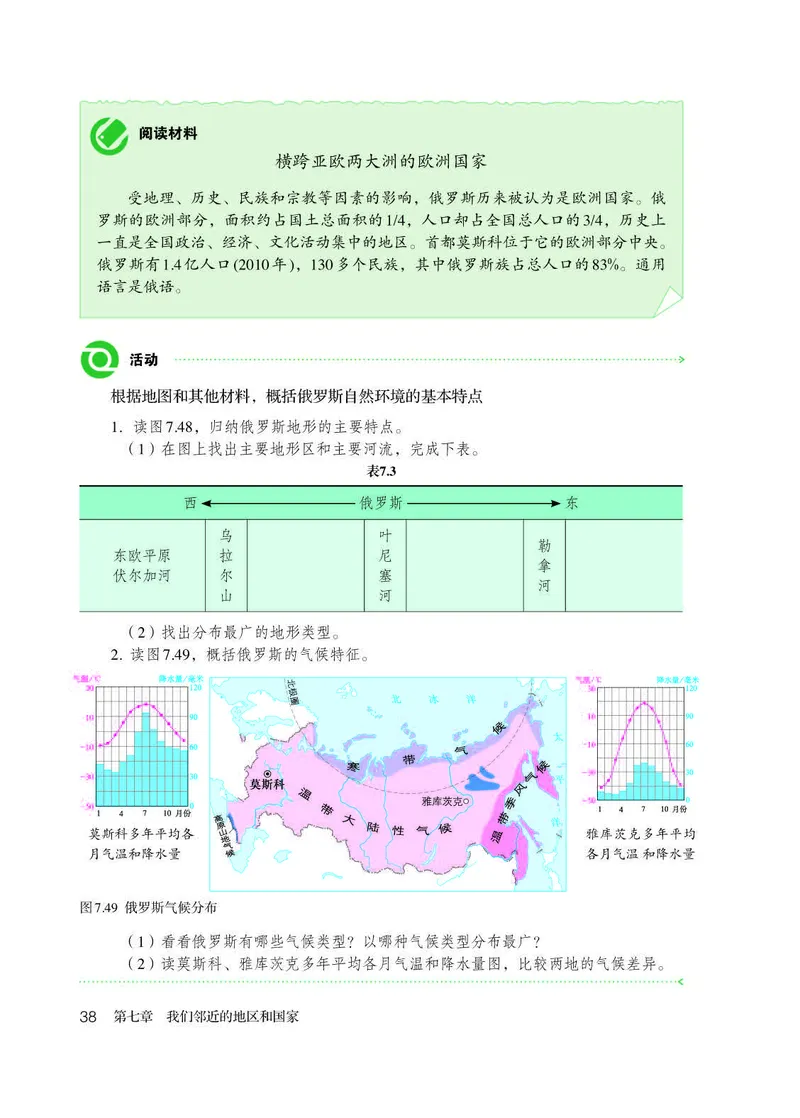 人教版7年级地理下册高清教材_4-教培资料-26年最新资料-同步更新_初中高中教资_03科三专项（进去保存报考的学科即可）_02科三专项（笔记真题思维导图教学设计版本二）