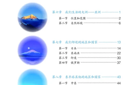 人教版7年级地理下册高清教材_4-教培资料-26年最新资料-同步更新_初中高中教资_03科三专项（进去保存报考的学科即可）_02科三专项（笔记真题思维导图教学设计版本二）