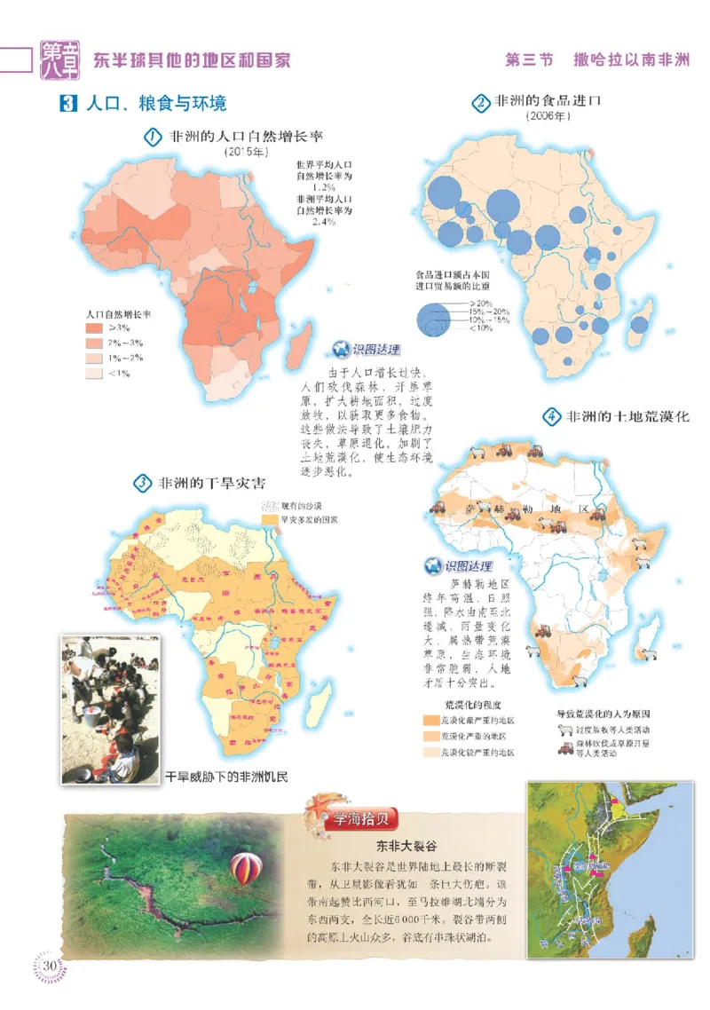 人教版7年级地理下册地理图册_4-教培资料-26年最新资料-同步更新_初中高中教资_03科三专项（进去保存报考的学科即可）_02科三专项（笔记真题思维导图教学设计版本二）