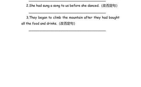 No.72过去完成时练习题②_初中英语语法_最全初中英语语法习题_No.72过去完成时练习题②