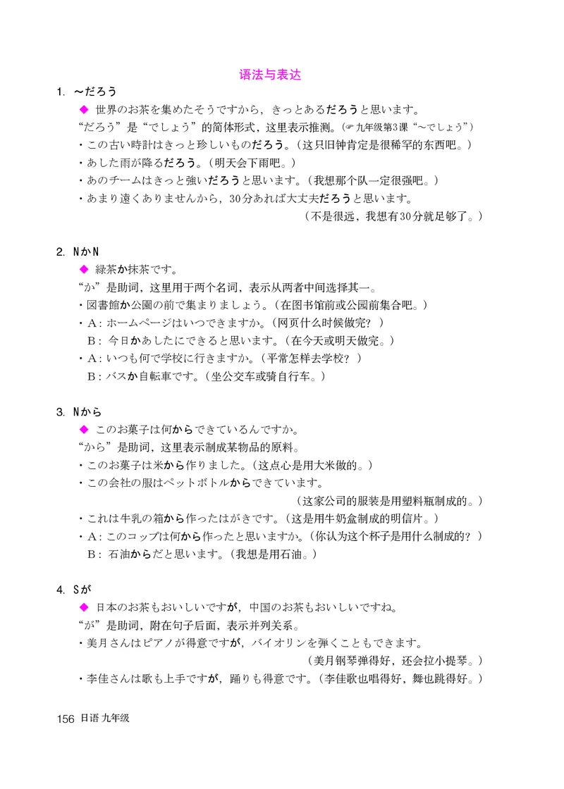 人教版9年级日语全一册高清教材_4-教培资料-26年最新资料-同步更新_初中高中教资_03科三专项（进去保存报考的学科即可）_02科三专项（笔记真题思维导图教学设计版本二）