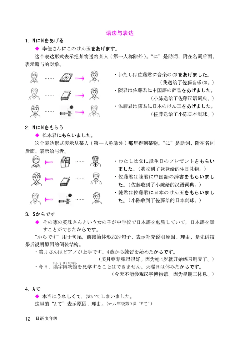 人教版9年级日语全一册高清教材_4-教培资料-26年最新资料-同步更新_初中高中教资_03科三专项（进去保存报考的学科即可）_02科三专项（笔记真题思维导图教学设计版本二）