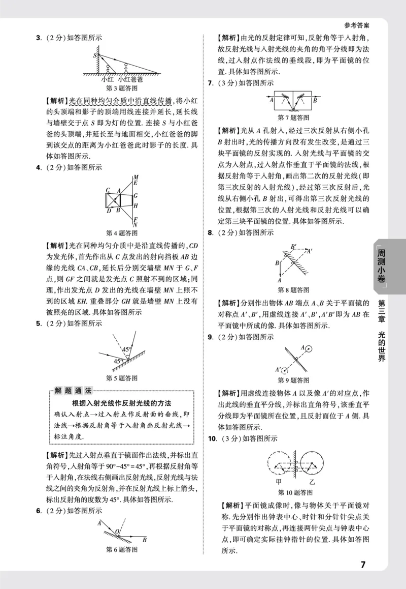 2026《万唯大小卷&bull;物理》8上周测小卷详解详析(HK)_2026万唯系列预习复习_2026版初中《万唯大小卷》8年级上册（全科多版本）_2026《万唯大小卷&bull;物理》8上(HK)