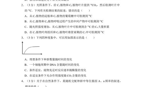 2010年高考生物试卷（全国卷Ⅰ）（空白卷）_1.高考2025全国各省真题+答案_01.2008-2024全国高考真题（按省份分类）_16.山西_2008-2024&middot;（山西）生物高考真题