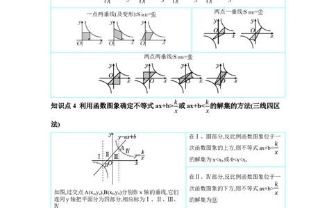 第三章函数第3节反比例函数学案（含答案）2025年中考数学人教版一轮复习_2数学总复习_2025中考复习资料_2025年人教版中考数学一轮复习学案(含答案)