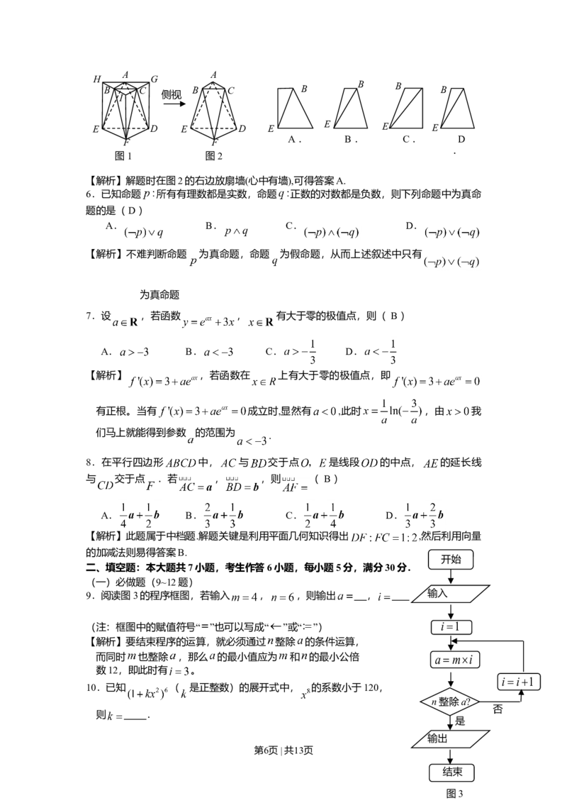 2008年高考数学试卷（文）（广东）（解析卷）_1.高考2025全国各省真题+答案_01.2008-2024全国高考真题（按省份分类）_4.广东_2008-2024&middot;（广东）数学高考真题