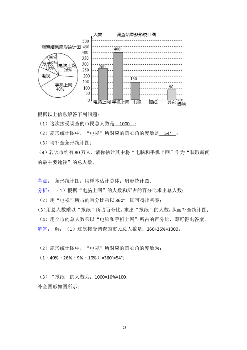 2015年河南省中考数学试卷（含解析版）_中考真题_2.数学中考真题2015-2024年_2015年全国中考数学180份