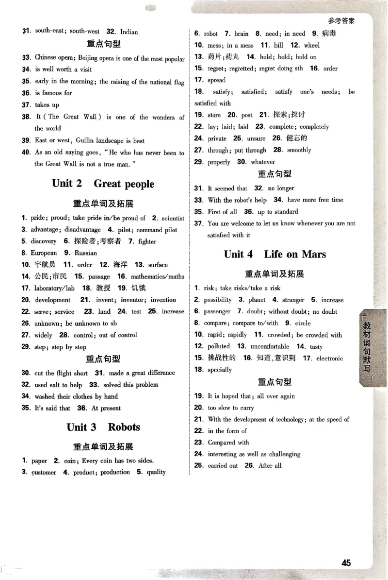 2026《万唯大小卷&bull;英语》9全参考答案(YL)_2026万唯系列预习复习_2026版初中《万唯大小卷》9年级全册（全科多版本）_2026《万唯大小卷&bull;英语》9全(YL)