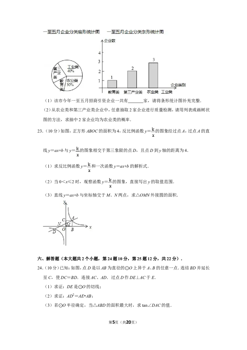 2016年四川省遂宁市中考数学试卷_中考真题_2.数学中考真题2015-2024年_地区卷_四川省_四川遂宁数学11-22