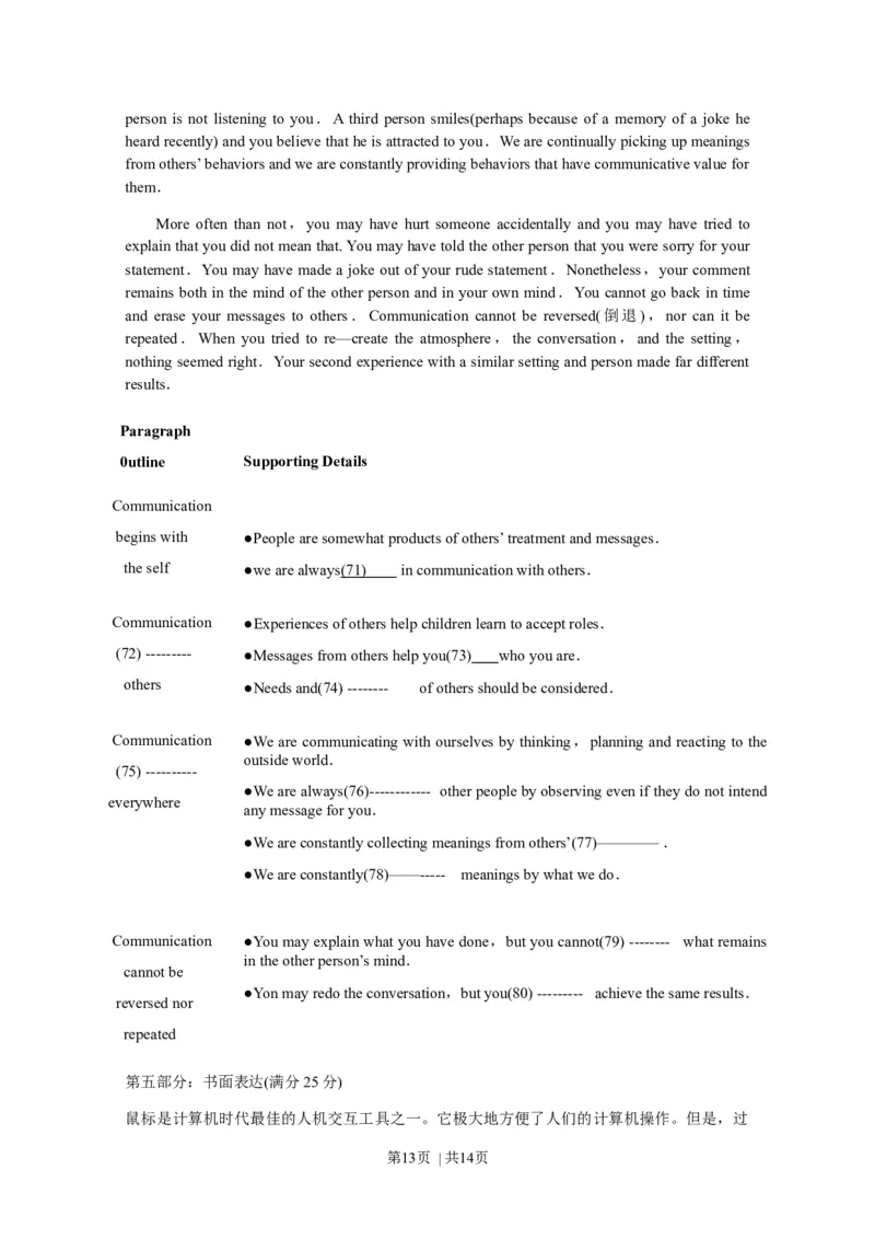 2009年高考英语试卷（江苏）（空白卷）_1.高考2025全国各省真题+答案_01.2008-2024全国高考真题（按省份分类）_10.江苏_2008-2024&middot;（江苏）英语高考真题
