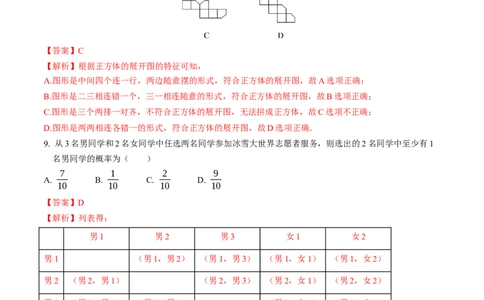 数学（黑龙江哈尔滨卷）（全解全析）_2数学总复习_赠送：2024中考模拟题数学_一模_数学（黑龙江哈尔滨卷）-2024年中考第一次模拟考试