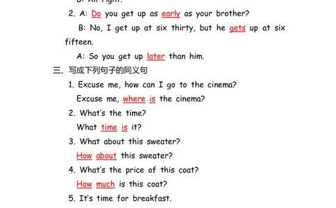 No.134情景交际专项练习题①答案解析_初中英语语法_最全初中英语语法习题_No.134情景交际专项练习题①