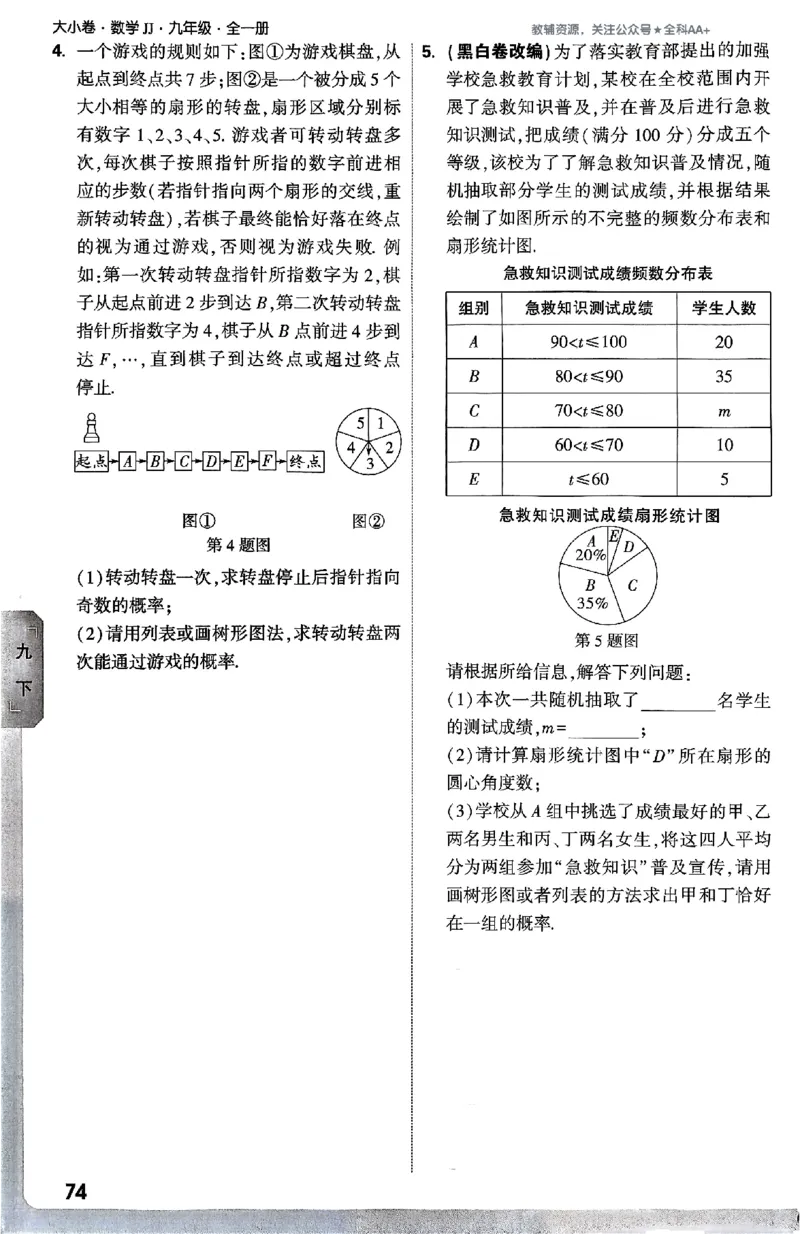 2026《万唯大小卷&bull;数学》9全周测小卷(冀教)_2026万唯系列预习复习_2026版初中《万唯大小卷》9年级全册（全科多版本）_2026《万唯大小卷&bull;数学》9全(冀教)