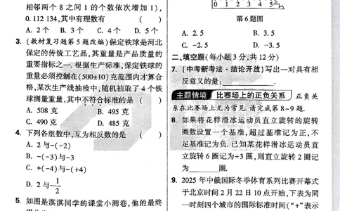 2026《万唯大小卷&bull;数学》7上周测小卷(冀教)_2026万唯系列预习复习_2026版初中《万唯大小卷》7年级上册（全科多版本）_2026《万唯大小卷&bull;数学》7上(冀教)