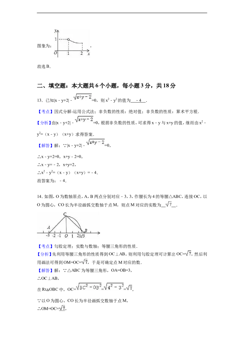2016年山东省烟台市中考数学试卷（含解析版）_中考真题_2.数学中考真题2015-2024年_2016年全国中考数学160份